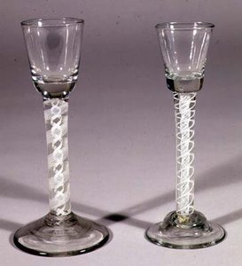 Verres à cordial anglais, 1760 - English School